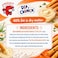 La Vache Qui Rit Dip &amp; Crunch Cheese And Pizza Flavoured Breadstick Snack 4 Pieces 140g