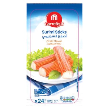 Carrefour Crab Flavour Surimi Sticks, 400g