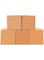SHOWAY [5pack] Carton box, Cardboard, for moving shipping and packing Double Wall 100% Recyclable Corrugated Cardboard Moving Boxes (45x45x45cm)