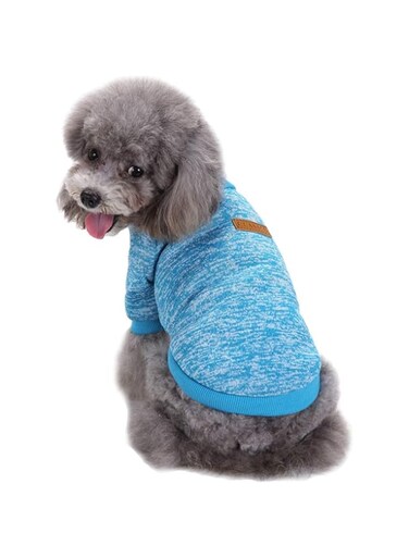 SWIUKPHE Dog Clothes, Dogs Sweater Soft Puppies Clothing Winter, Puppy Sweaters Warm Outfit for Dogs, Xl Moon Orchid