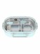 Steel Bento Lunch Box 650ml with Spoon Ideal for School Office Travel and Outdoor Use