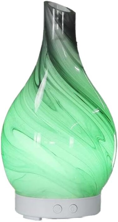 Danube Home Glass Aroma Diffuser With Multiple Color Light-100ml Multi Color