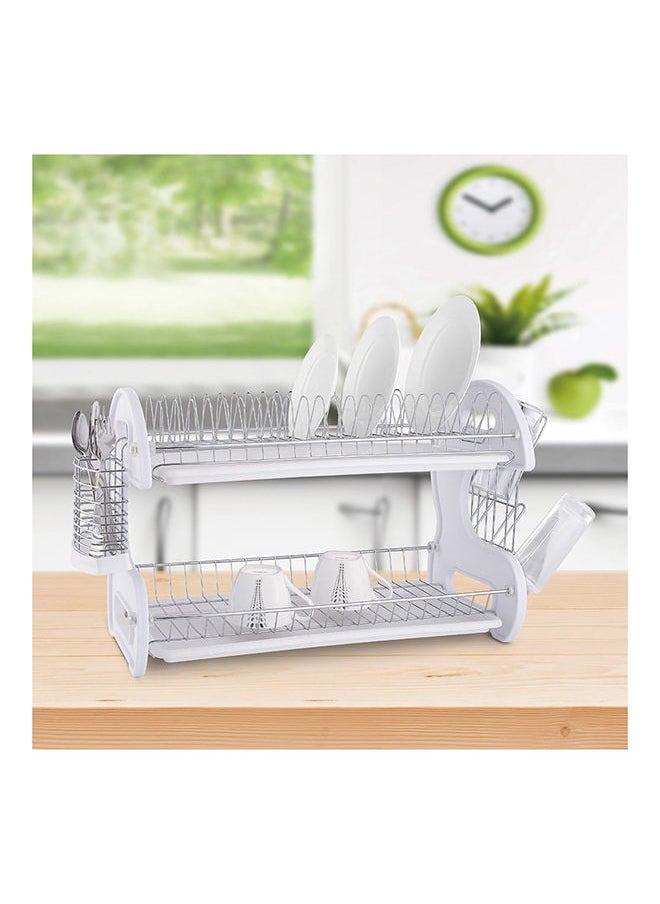Buy Danube Home Atticus Tier Dish Rack Chrome Metal Iron