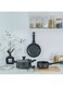 Danube Home 5 Pieces Danube Essential Cookware Set - Black Marble