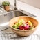 Danube Home Aaron Bamboo Salad Bowl Nature D28 X 10cm Fy23010 Clear