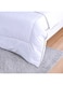 لحاف دانوب هوم Indulgence King مصنوع من القطن بنسبة 100% وعدد الخيوط 300، حشوات لحاف ناعمة قابلة للتنفس، مستلزمات أساسية لغرفة النوم، الطول 260 × العرض 220 سم، أبيض