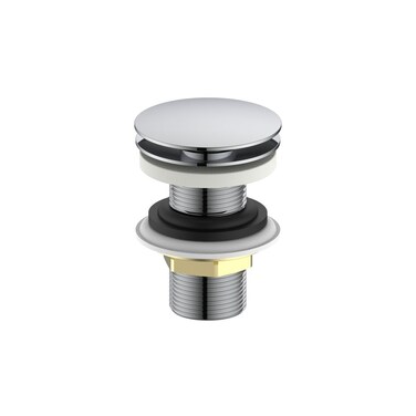 Danube Home Milano Push Type Long Pop Up Watse Without Over Flow 102Mm G1/4' Chrome