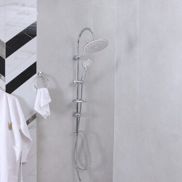 Milano Beatrice Shower Column, 110 mm Silver Standard