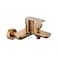 Danube Home Milano Calli Wall Mounted Bath Shower Mixer Set Rose Gold