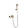 Danube Home Milano Calli Wall Mounted Bath Shower Mixer Set Rose Gold