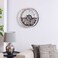 Danube Home Cambridge Gear Wall Clock Unique Industrial Design With Visible Gears Perfect For Home Office Or Living Room Decor Adds Style And Function
51X8X51cm Grey