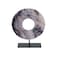 Danube Home Norwich Disc On Stand Decor - 22X7X27 cm Multi Color Wood &amp; Metal Figurine Trendy Room Accessories For Stylish Decor Unique Tabletop Accent Piece Decorative Home Accessories