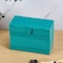 Danube Home Elsa Velvet Jewelry Organizer - 23.5X11.5X16cm Turquoise Stylish Jewelry Storage Box For Rings, Necklaces, Earrings &amp; Bracelets Decorative Home Accessories