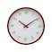 Danube Home Sansa PP Simply Wall Clock - White 60X60X6 Modern Wall Decor Stylish Plastic Clock For Home Decoration Perfect For Living Room, Bedroom, Office Decorative Home Accessories