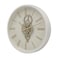 ساعة حائط Danube Home Sansa PP Roman Gear - أبيض 46 × 7 × 46 ديكور حائط أنيق تصميم عصري من البلاستيك والورق مثالي لديكور المنزل ساعات فريدة لغرفة المعيشة إكسسوارات منزلية مزخرفة