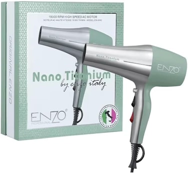 PrecisionWare Enzo EN-8862 Nano Titanium Hair Dryer, International Version