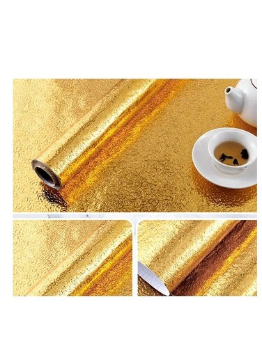 Foil Kitchen Stickers Self Adhesive Oil-proof Stove Cabinet Stickers Multifunction Waterproof Wall Stickers