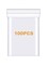 KASTWAVE 100 Count Quart Clear Reclosable Zip Plastic Poly Bags 6&#39;&#39; X 9&#39;&#39; with Heavy Duty Plastic Resealable Lock Seal Zipper Bags for Photo, Jewelry, Bakery, Treats, Party Favors - 2 Mil
