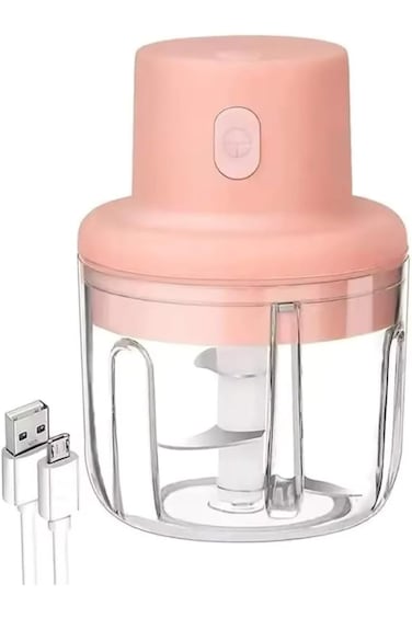 Mini Wireless Electric Food Chopper &ndash; USB Kitchen Blender for Garlic, Meat, Veggies &amp; More