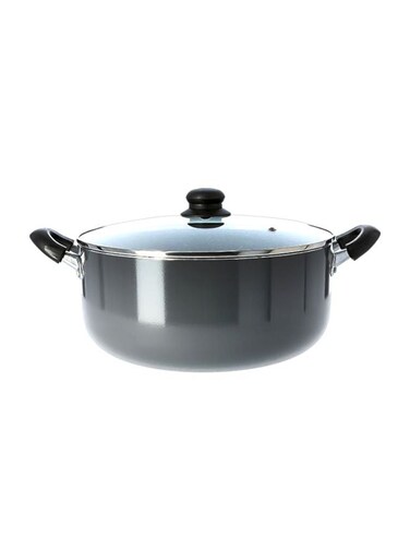 Non-Stick Aluminum Casserole Grey 28cm