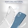Muzz Clear Case for iPhone 15 Pro, Anti-Scratch PC Back, Slim TPU Shockproof Bumper Cover, Clear (iPhone 15 Pro)