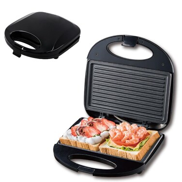 Homvera 3-in-1 Fast Heating Sandwich Maker, Waffle Iron &amp; Panini Grill