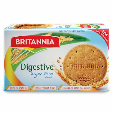 Britannia Digestive Sugar Free Biscuits, 360g