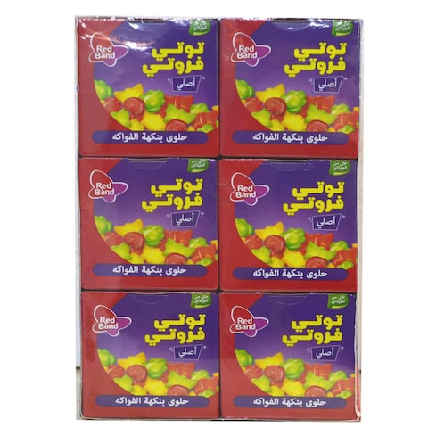 كلويتا ريد باند أوريجينال ليف توتي فروتي حلوى  18 غرام (حزمة من 30).