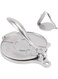 Tortilla, Roti, Chapati Maker Machine/Stainless Steel/Nonstick/Manual/Easy to Use/Durable &amp; Hygienic/Perfect for Home Cooking/Multipurpose Dough &amp; Baking Press Tool
