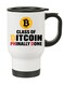 Crypto Currency Bitcoin Travel Mug for Bitcoin lovers and Traders (Design 7)