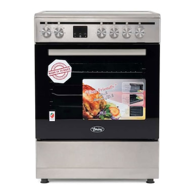 Terim Ceramic Cooker TERVC66ST Silver/Black 60x60cm