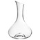Carafe, Mouth-Blown Clear Glass, Teardrop Shape, 1.7 L