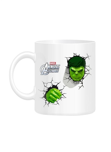 Styles HULK 3D Punch Printed Mug White 10cm