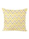 Linen Pillowcase Combination Yellow/Grey/White 45x45x1cm