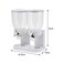 Airtight Cereal Indispensable Dry Food Dispenser Storage Box 20lbs Cereal Dispenser.