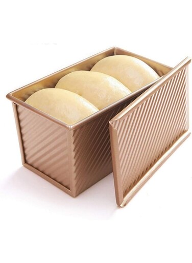 Baking Toast Pan, Bakeware Loaf Pan Aluminum Alloy Bread Baking Mold Tin Pan Toast Box with Lid for Home Kitchen Toast Baking