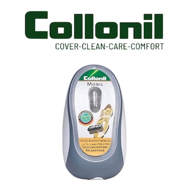 Collonil Mobil Sponge with Liquid Colorless &ndash; Instant Gloss &amp; Nourishment for Leather &amp; Synthetic
