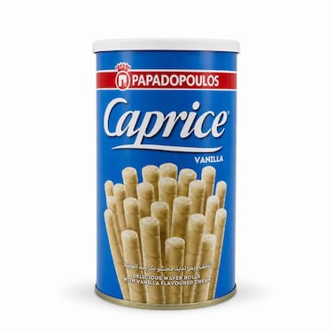 Papadopoulos Caprice Classic Vanilla Wafer Rolls, 250g