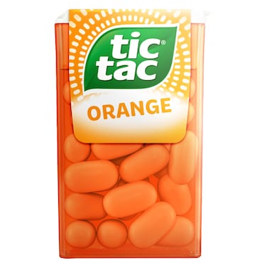 Tic Tac Orange Flavoured Mints 18g, On-the-Go Refreshment