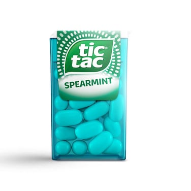 Tic Tac Spearmint Flavored Mints, On-the-Go Refreshment, 18g