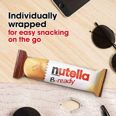 Nutella B-Ready Chocolate Wafer Bar Multi Pack 10 Bars 220g