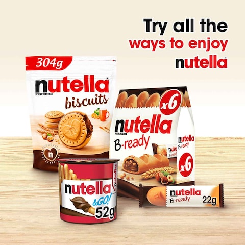 Nutella B-Ready Chocolate Wafer Bar Multi Pack 10 Bars 220g