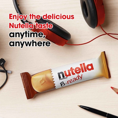 Nutella B-Ready Chocolate Wafer Bar Multi Pack 10 Bars 220g