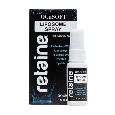 OCuSOFTRetaine Liposome Spray 15 Milliliters, Eyelid Spray for Irritated Eyelids Associated with Blepharitis, Dry Eyes, and Meibomian Gland Dysfunction