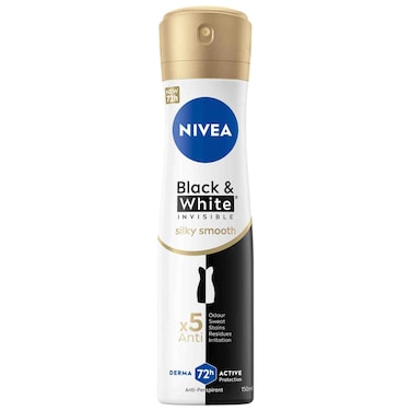 NIVEA Antiperspirant Spray for WoMen Black &amp; White Invisible Silky Smooth Shaving 150ml