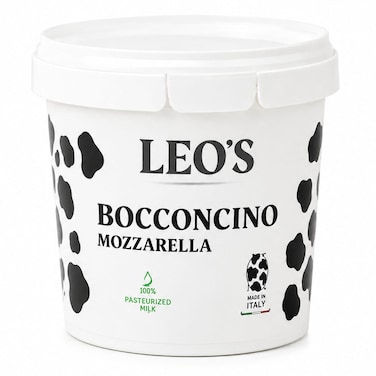 Leo's Cow Milk Bocconcino Mozzarella Cheese 100g