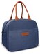 Insulated Lunch Bag for Men Women Kids with Strap Handles, Wide Open Easy to Clean Insulated Lunch Bag Box for Office Work School Picnic Travel, Leakproof Thermal Cooler Insulated Lunch (Blue)