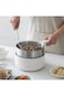 Electric Hot Pot with Detachable Stainless Steel Inner Pot, Multi-Function Mini Portable Cooker