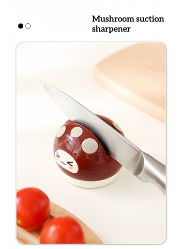 home kitchen cartoon knife sharpener, kitchen knife scissors, cutting tool, suction cup, manual knife sharpener