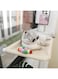 Bolivia's Cat Window Perch, Window Mounted Cat Seat with Strong Suction Cups, Breathable Cat Window Hammock Perch, Space Saving Bed Shelf for Cats, Cat Window Bed for Large Cats and Kittens (Beige)
